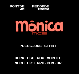 Imagem em destaque de Monica 0.9 by Macbee (Macbee's NES ROM Hacks)