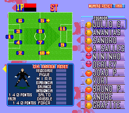 Futebol Brasileiro 96 Super Nintendo Snes