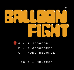 PO.B.R.E - Traduções - NES Balloon Fight (JM-Traduções)