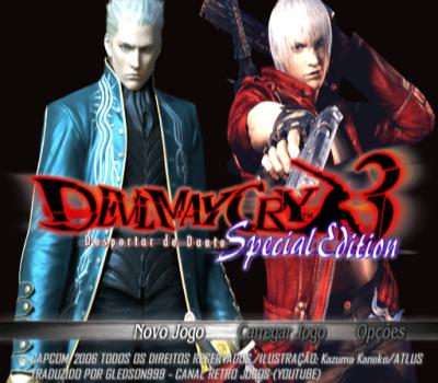 HNNEWGAMES: Devil May Cry V1.3 (Ultimate Edition) - Português Brasil - PS2  + Projeto de Dublagem