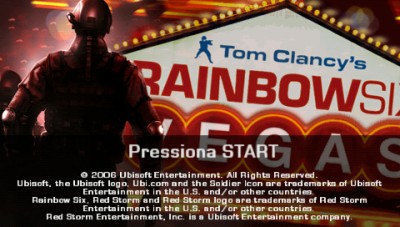 Imagem em destaque de Tom Clancy's Rainbow Six Vegas (X-Tream Team e PSP News)