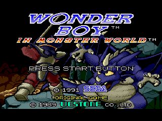 PO.B.R.E - Traduções - Mega Drive Wonder Boy in Monster World