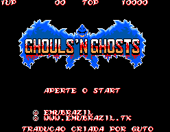 Imagem em destaque de Ghouls'n Ghosts (EmuBrazil)