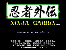 Imagem em destaque de Ninja Gaiden (versão final do jogo) (PO.B.R.E.)