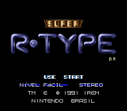Imagem em destaque de Super R-Type (versão européia) (Nintendo BR)