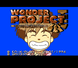 PO.B.R.E - Traduções - Super NES Wonder Project J - Kikai no