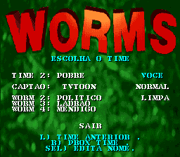 Imagem em destaque de Worms (Emuroms)