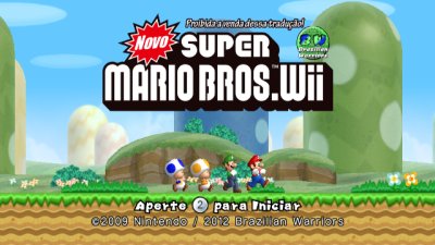 Imagem em destaque de New Super Mario Bros. Wii (Brazilian Warriors)